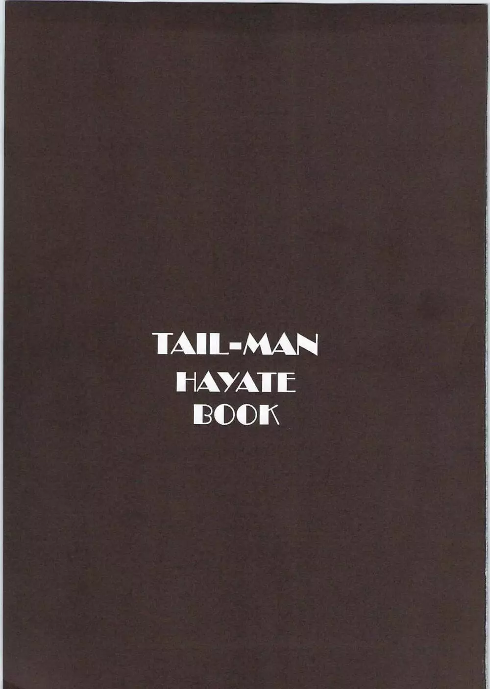 TAIL-MAN HAYATE BOOK - page2