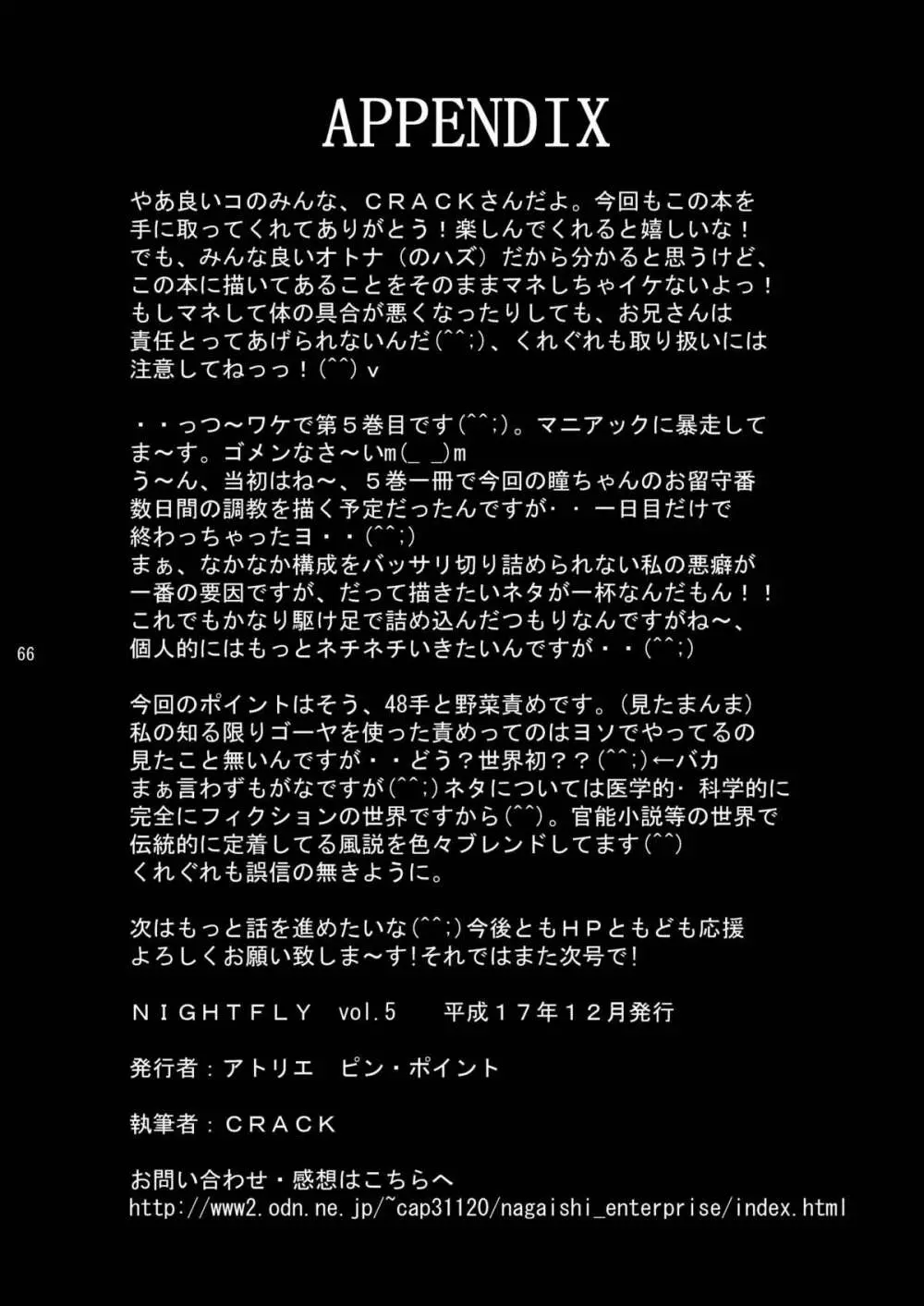 夜間飛行 vol.5 EVE of DESTRUCTION - page65