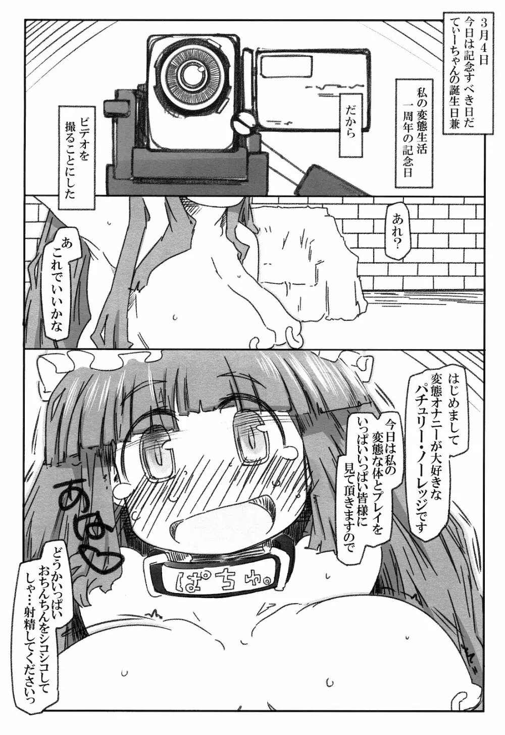 変態パチュリの自己調教日誌 - page10