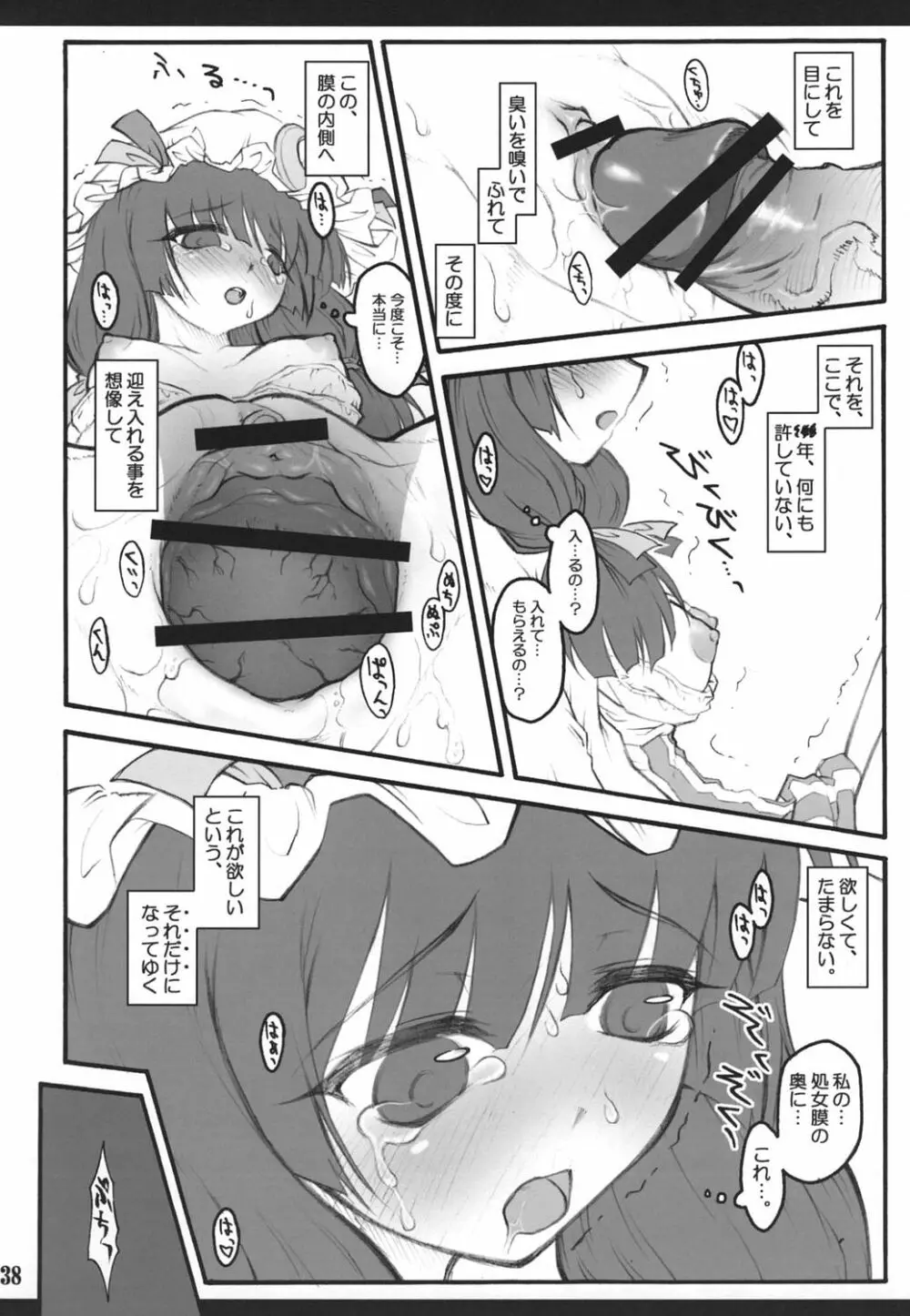 パチュリー～東方少女催淫～ - page37