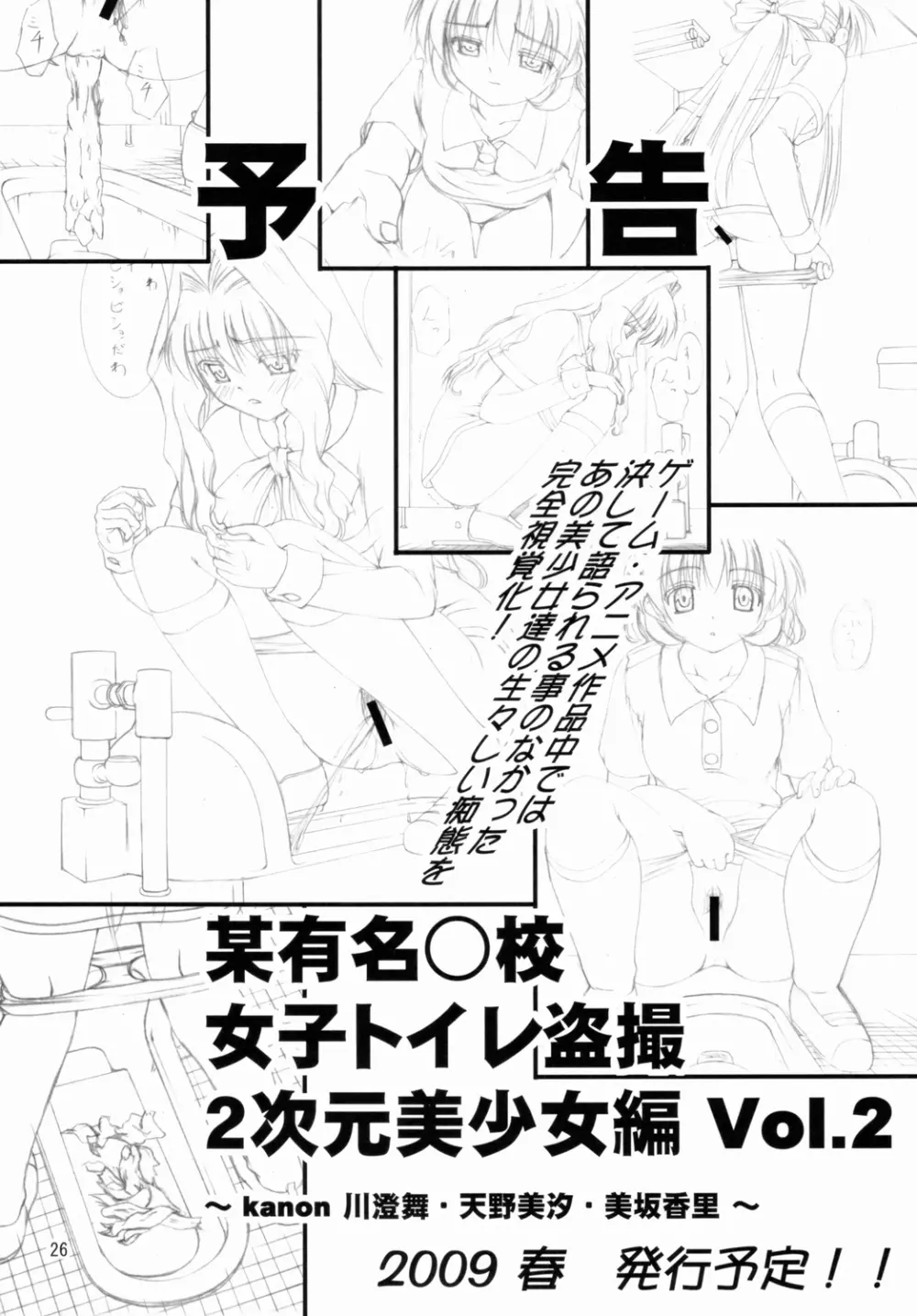 某有名○校女子トイレ盗撮 2次元美少女編 Vol.1 - page25