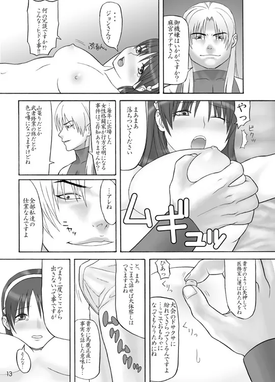 裏KOF アテナ凌辱編 - page12