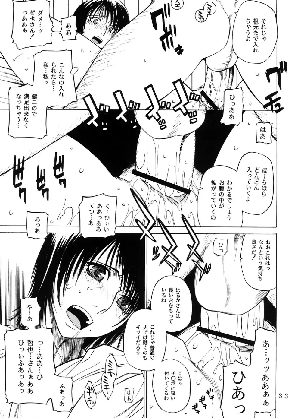 交差する雄と雌 -堕ちていくはるか- - page32