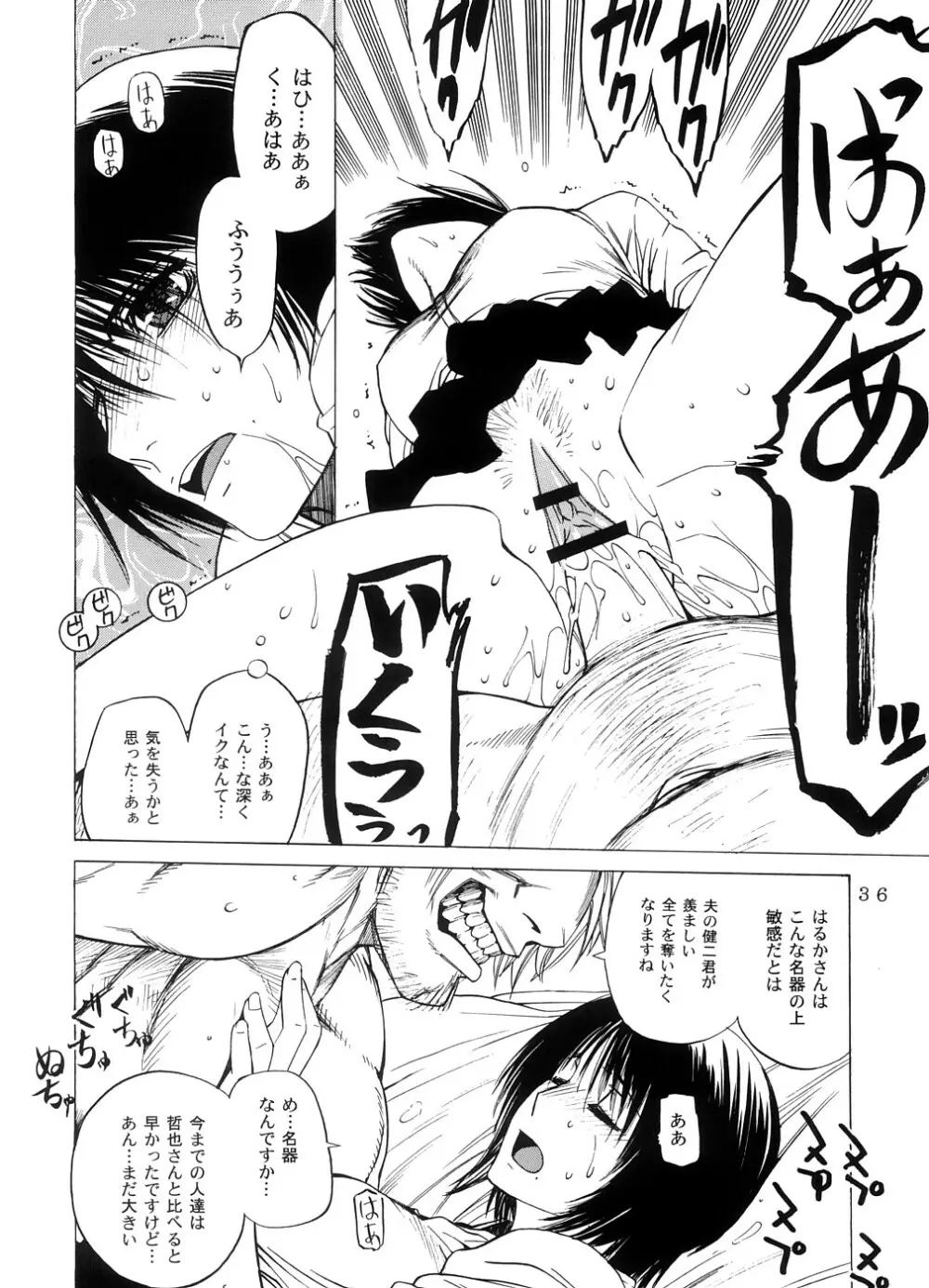 交差する雄と雌 -堕ちていくはるか- - page35