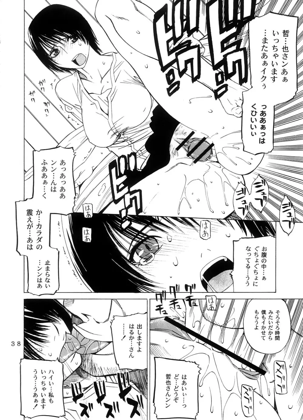 交差する雄と雌 -堕ちていくはるか- - page37