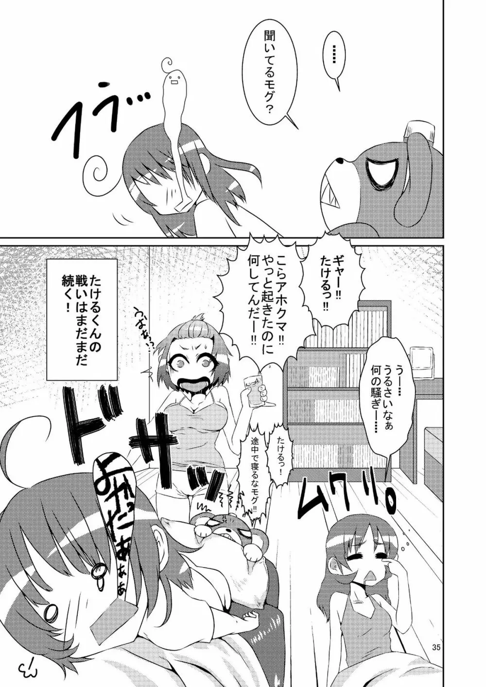 女体化だよっ!フォームチェンジたけるくん - page35