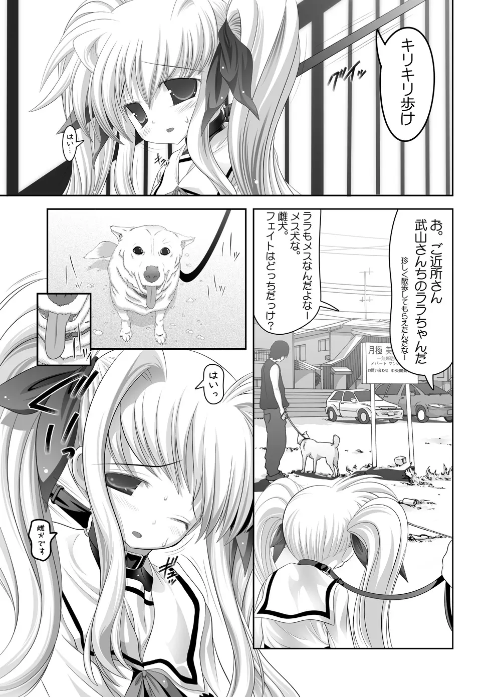 フェイトちゃん。真昼の路上調教編 - page22