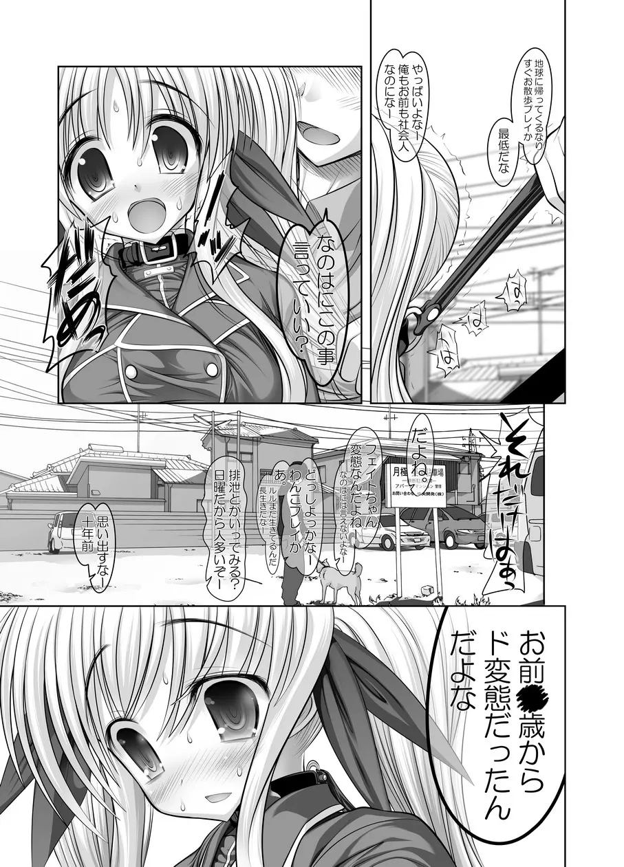 乳フェイトちゃん。真・真昼の路上調教編 - page34