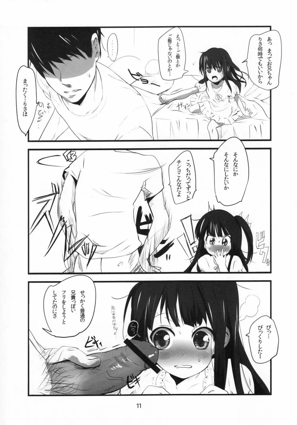 (C80) [備前式ロロップ (備前)] 妹(9)のおしりでえっちする本 - page11