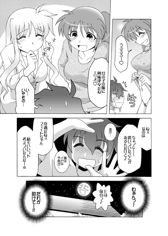 (C80) [北極鍋 (西北々)] Fullmoon (K)night (魔法少女リリカルなのは) - page14