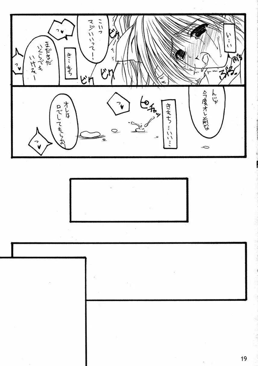 (C63) [THE FLYERS (成瀬守)] -Extra- (With You ～みつめていたい～) - page18