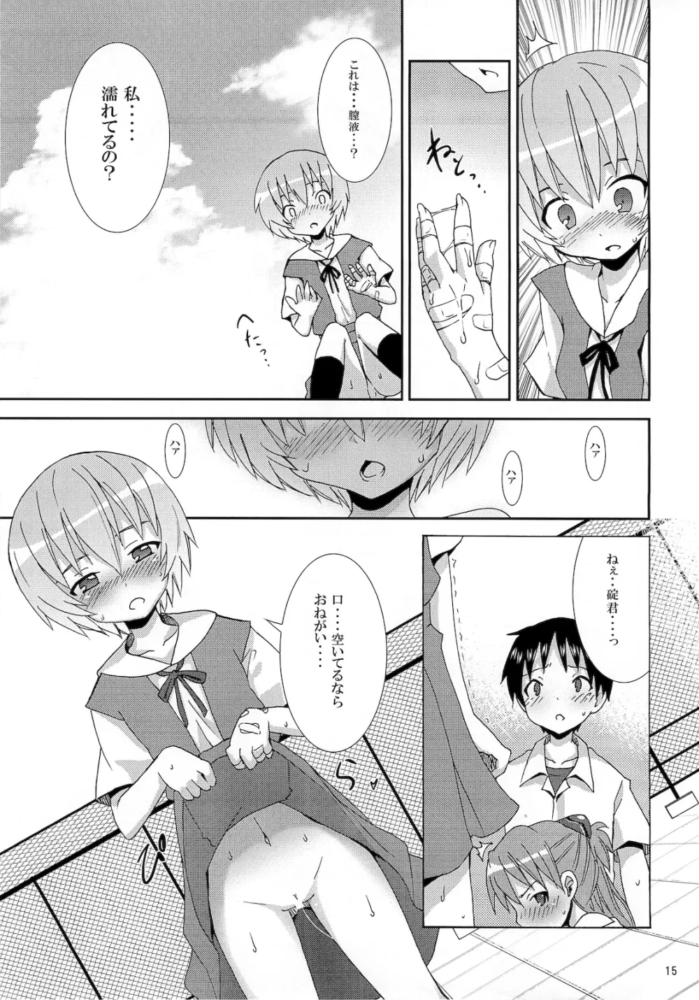 (C76) [のうないカノジョ (キシリトヲル)] I CAN (NOT) CHOOSE. (新世紀エヴァンゲリオン) - page14