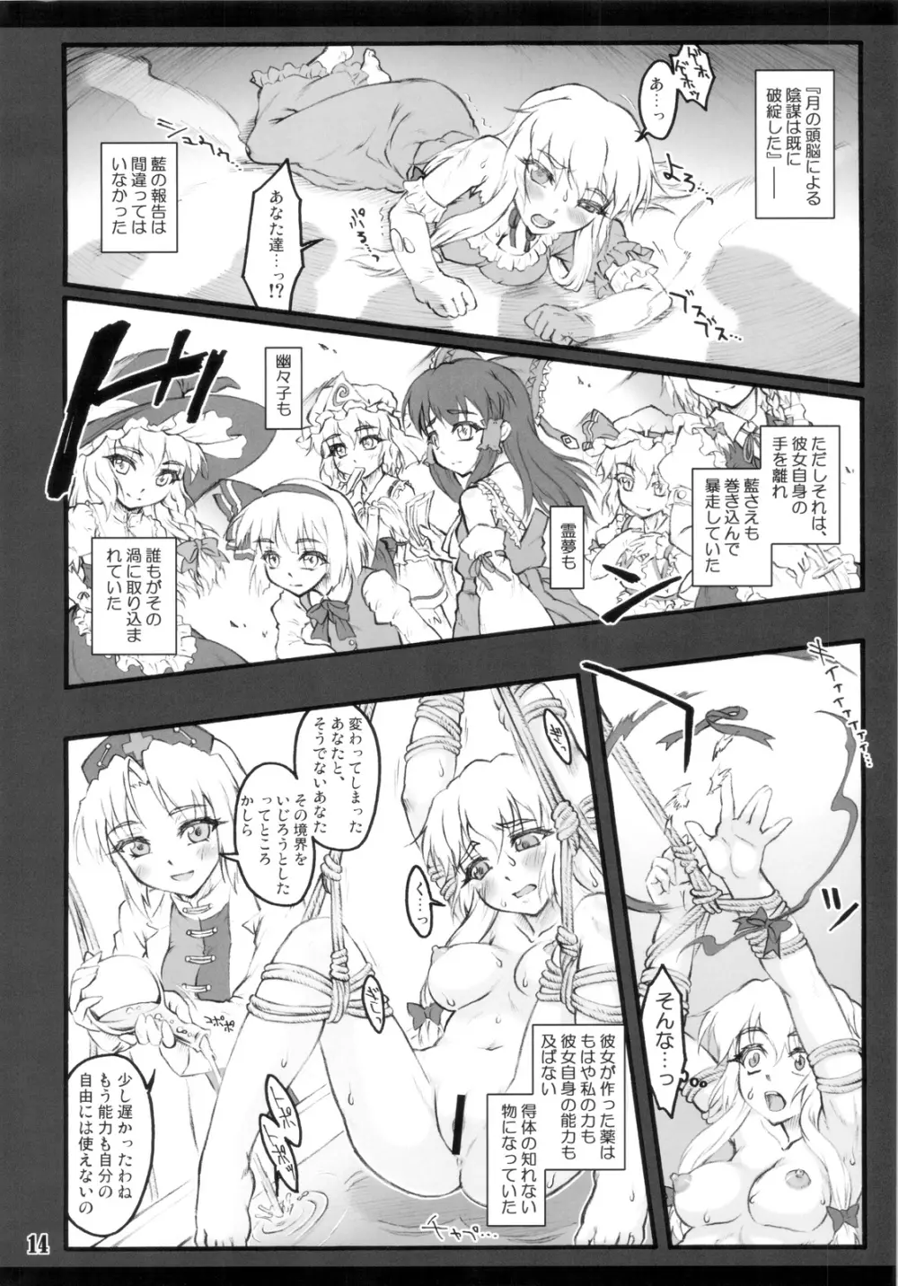 紫 ～東方少女催淫～ - page14