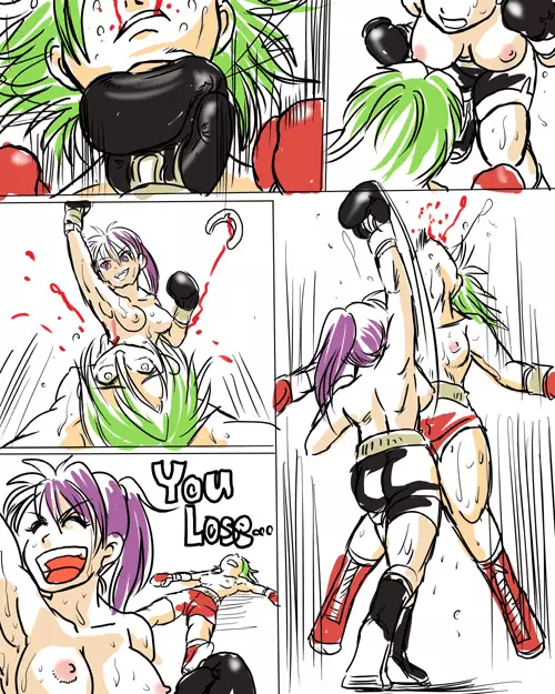 Girl vs Girl Boxing Match 4 by Taiji - page9