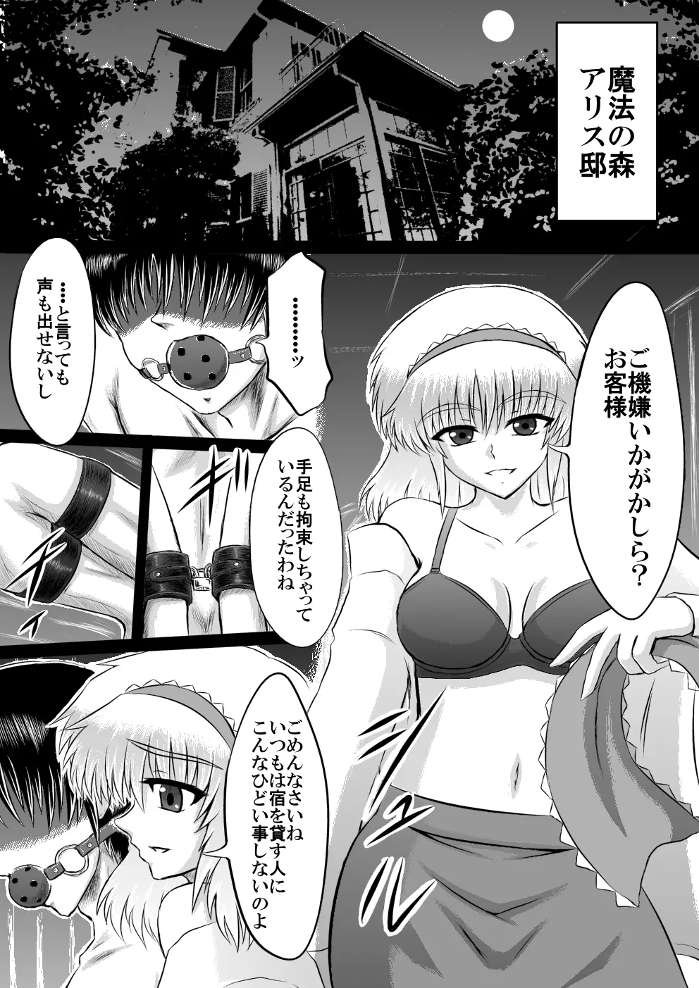 大魔女アリス＝マーガトロイドの専属オナホ - page2