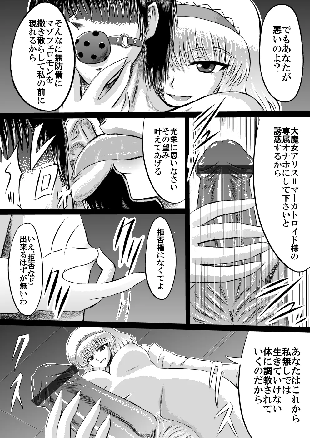 大魔女アリス＝マーガトロイドの専属オナホ - page3