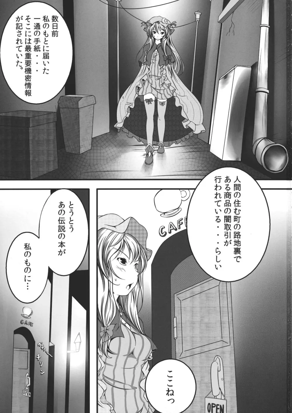 きゃぷちゃーとらっぷ ～パチュリー・ノーレッジ～ - page3