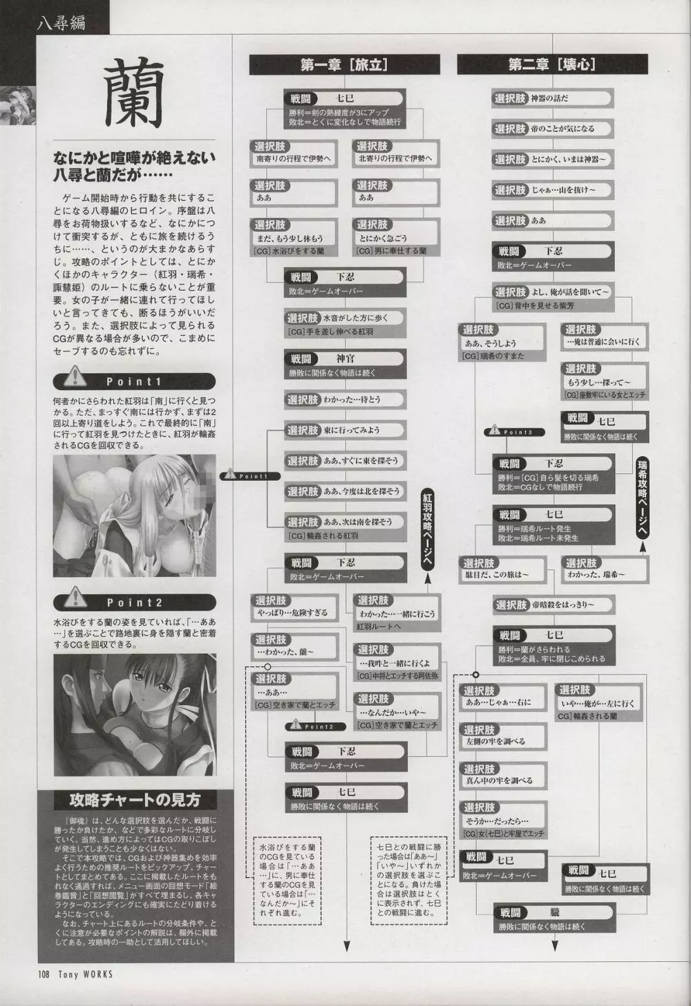 Tony WORKS 御魂～忍～／ARCANA～光と闇のエクスタシス～二作品原画集 - page113