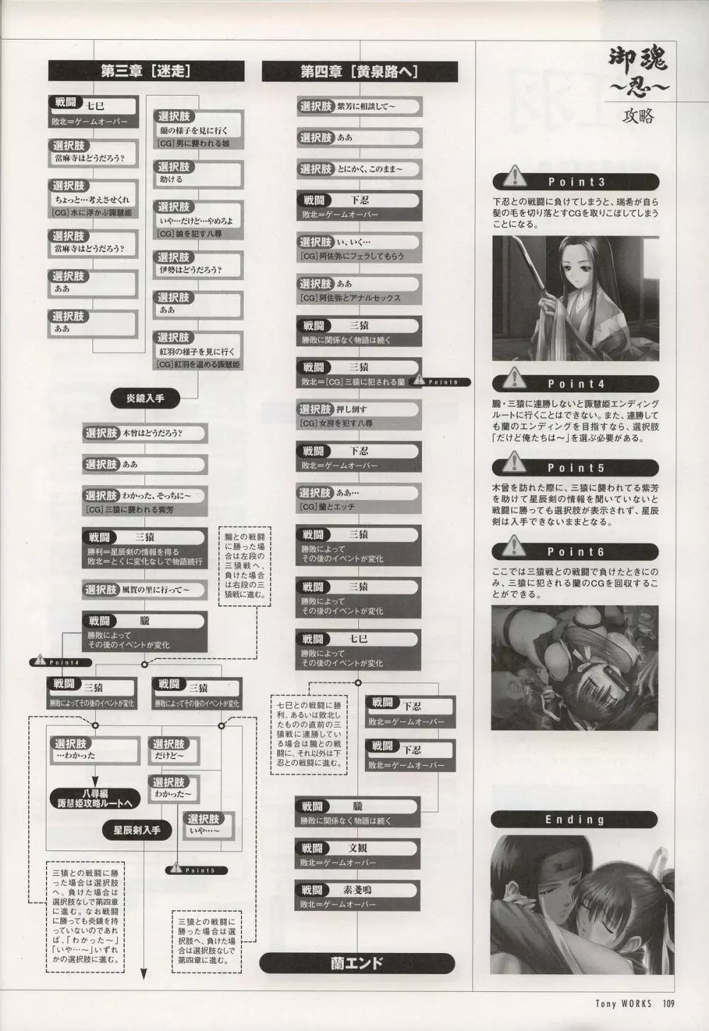 Tony WORKS 御魂～忍～／ARCANA～光と闇のエクスタシス～二作品原画集 - page114