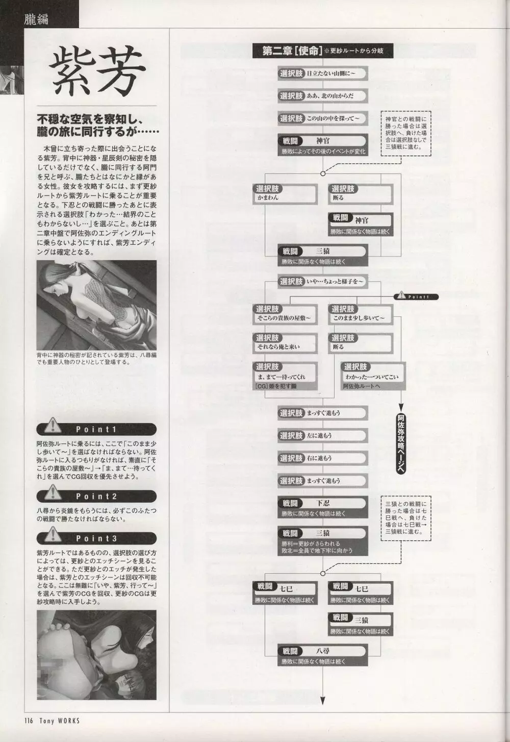 Tony WORKS 御魂～忍～／ARCANA～光と闇のエクスタシス～二作品原画集 - page121