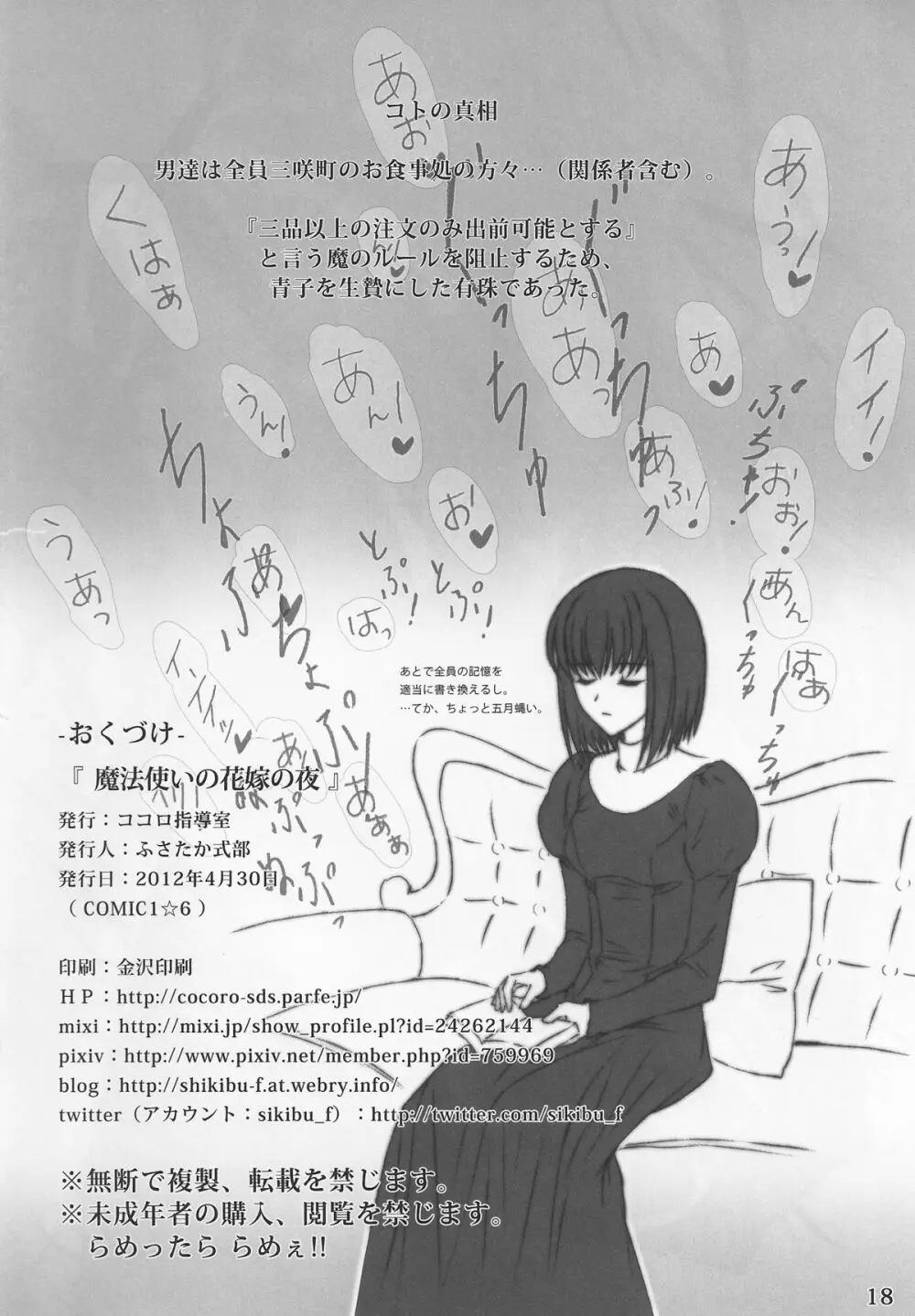 魔法使いの花嫁の夜 - page17