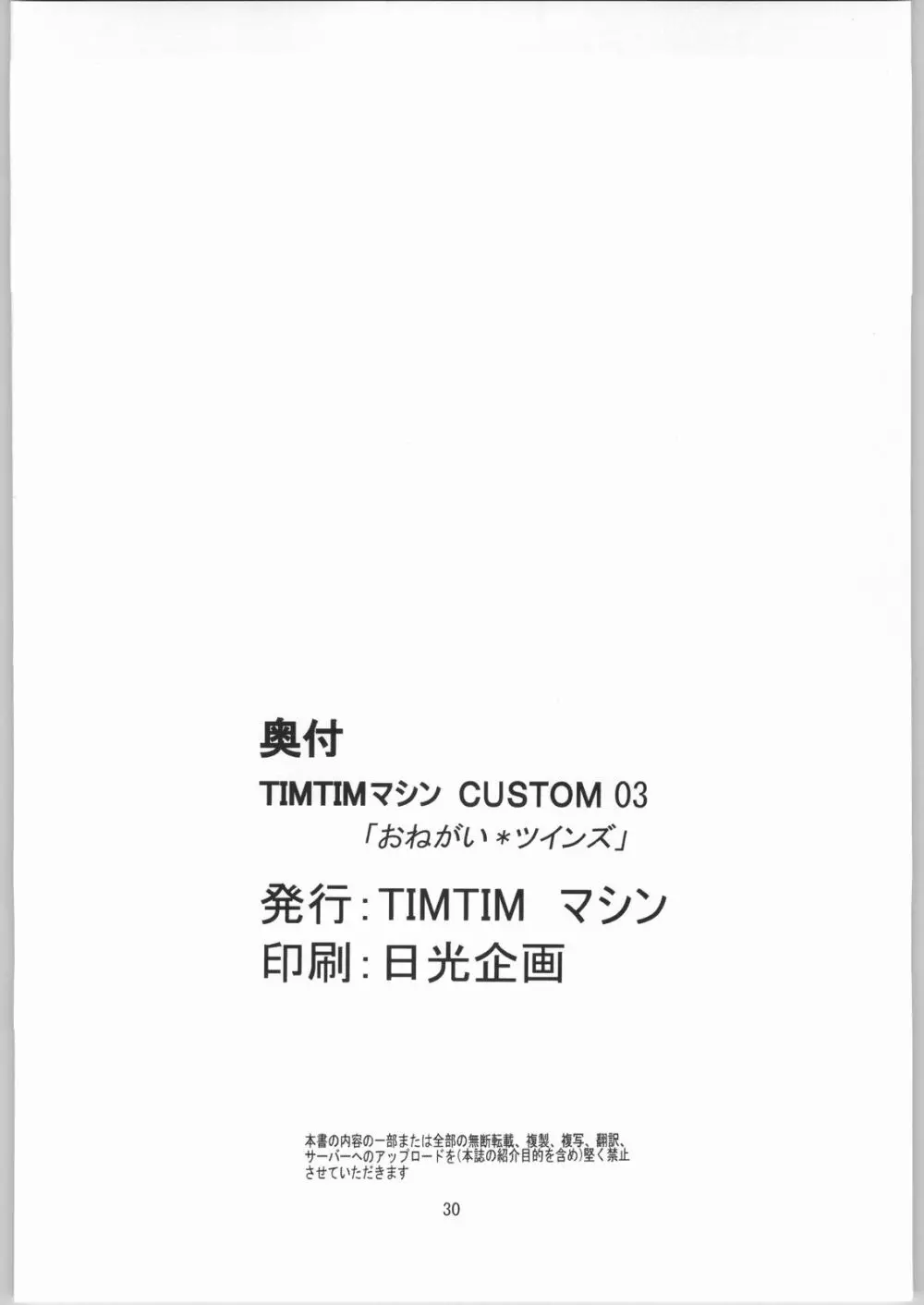 TIMTIMマシン CUSTOM 03 - page29