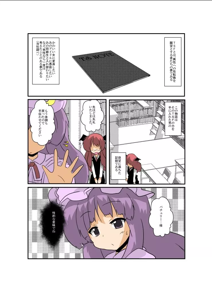 東方TS物語～パチュリー編～ - page5