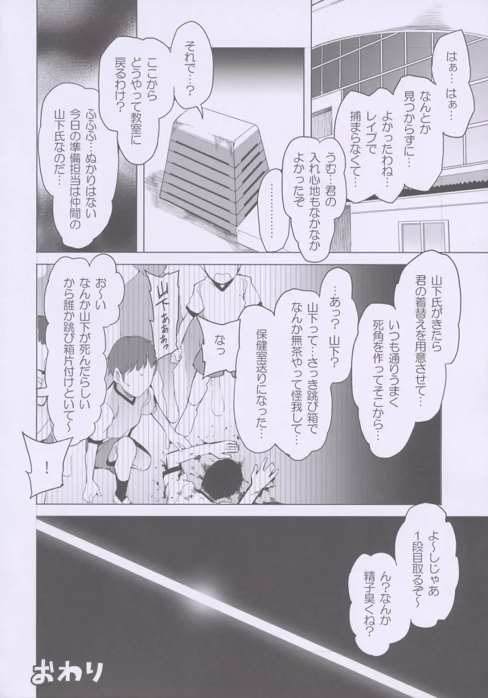 スクールガールズ5 とび箱の中のお話 - page22