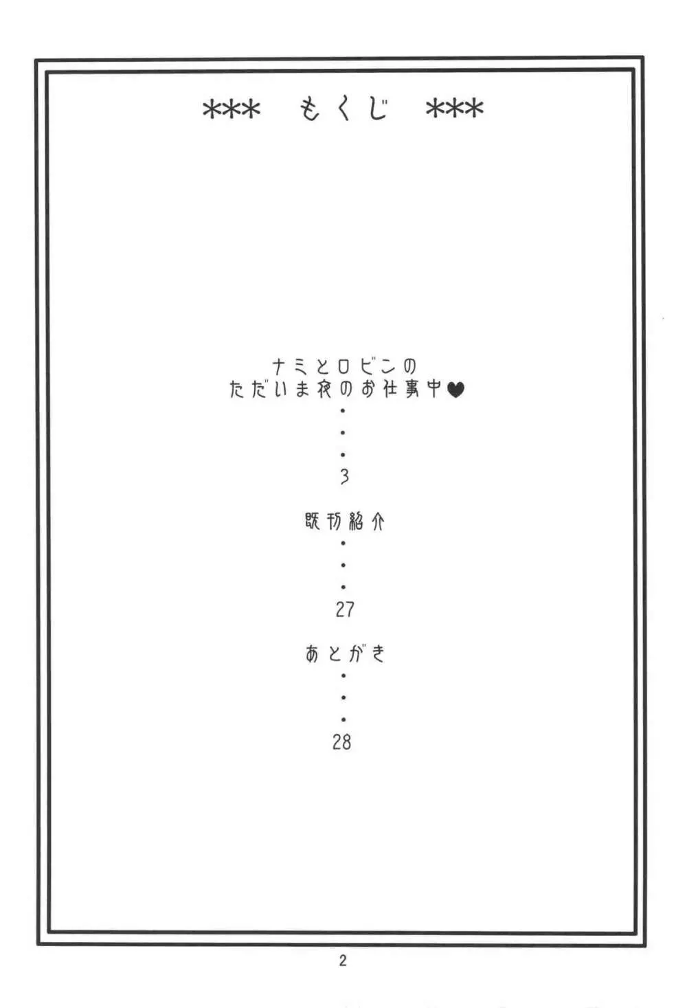 ナミの航海日誌EX ナミロビ2 - page3