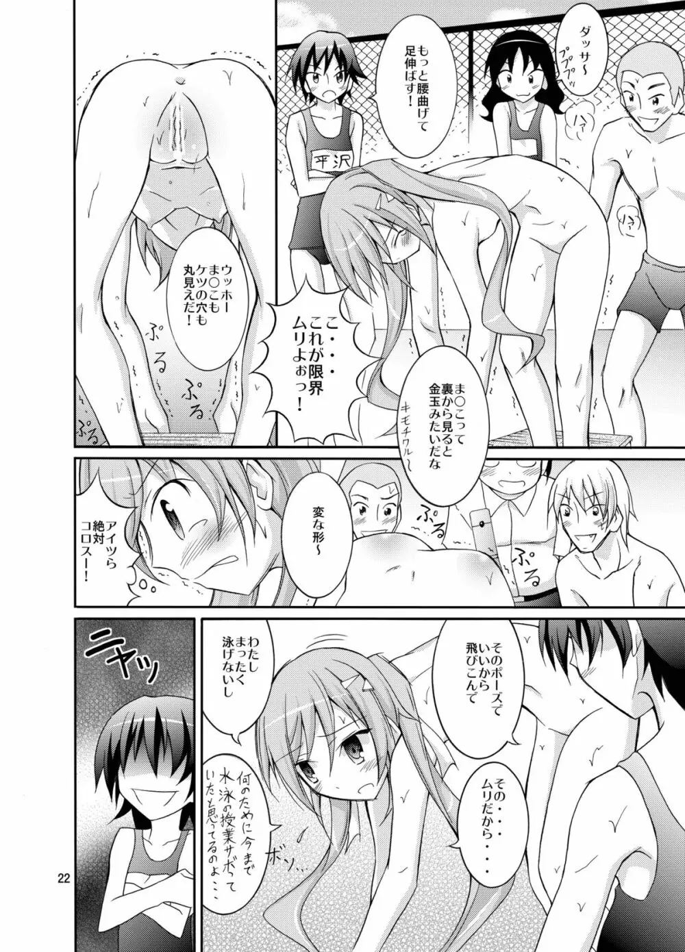 きょうの体育は全裸水泳3 - page21