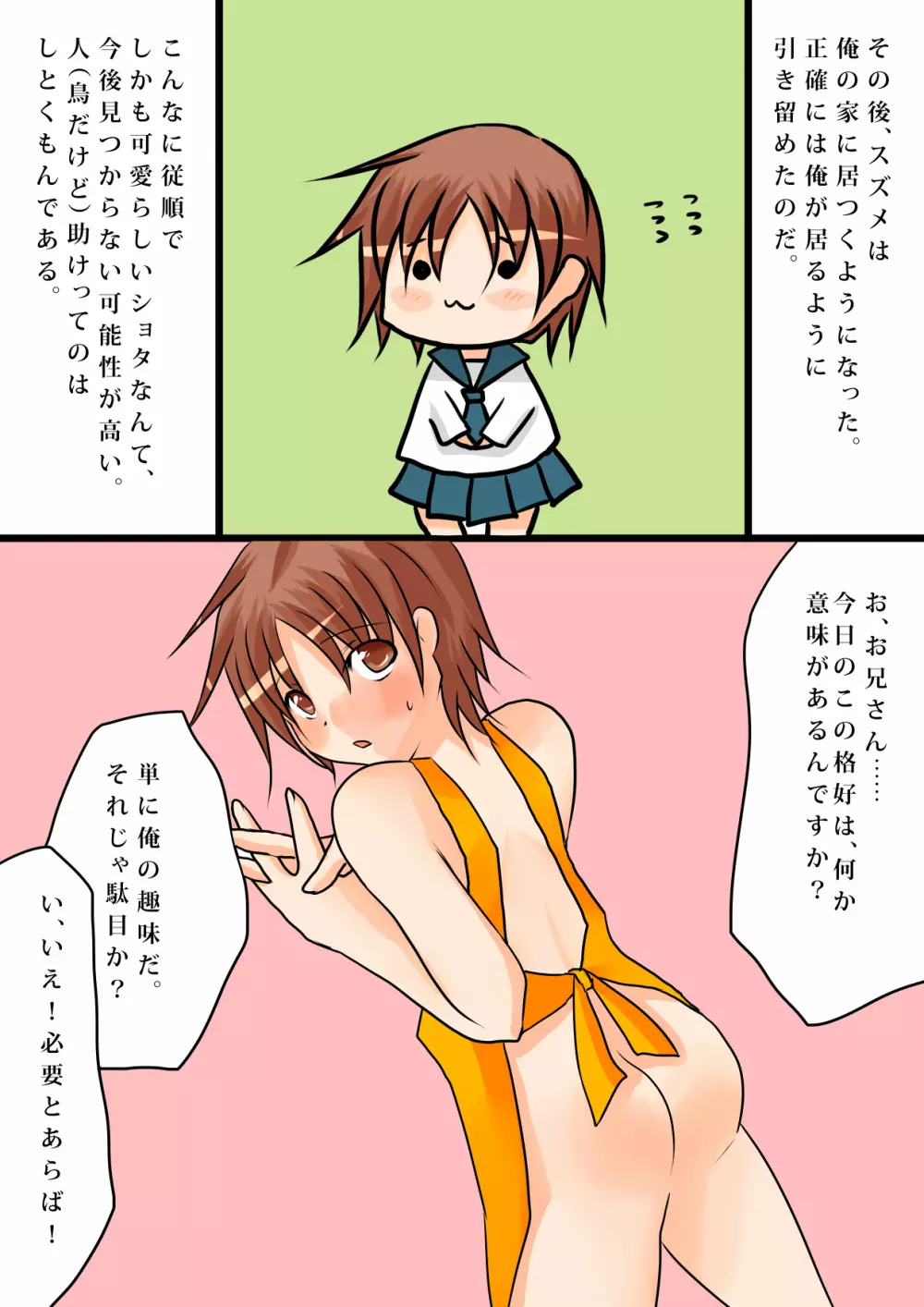 雀の恩返し～拾った雀は男の娘～ - page13