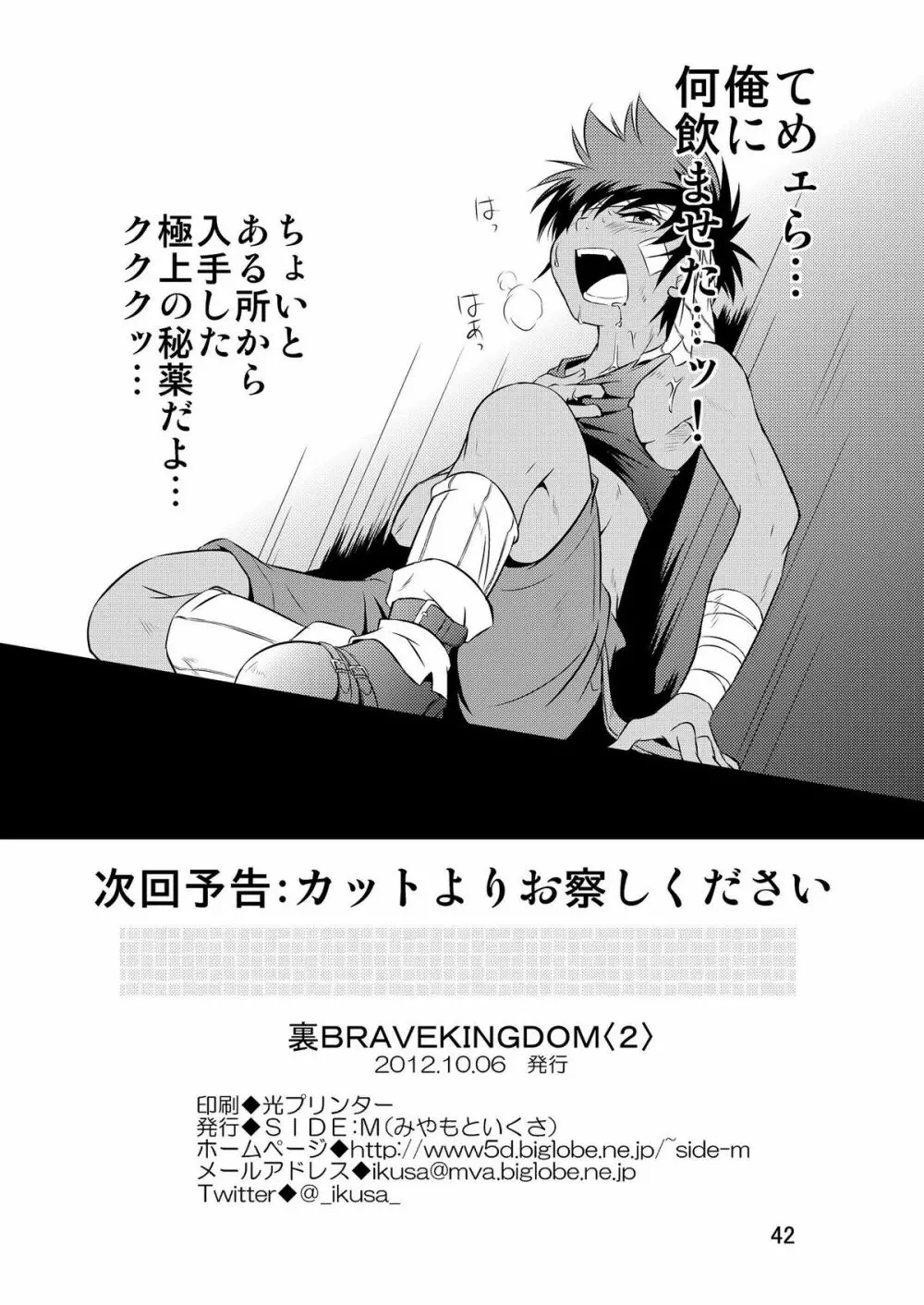 裏BRAVEKINGDOM【2】 - page41