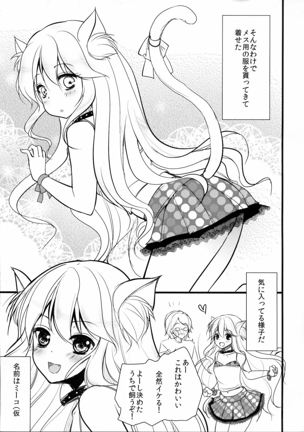 ネコミミ女装少年飼育日記 - page4