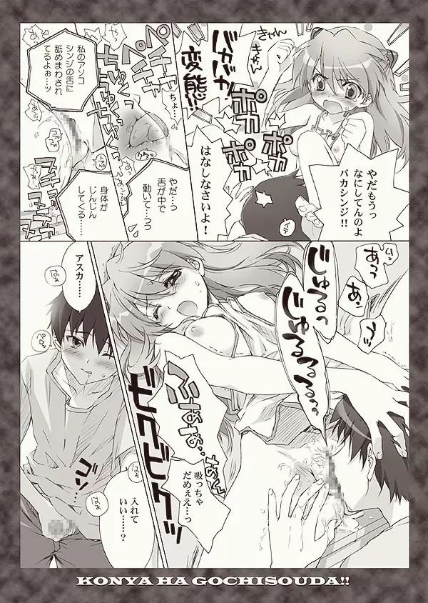 全部もれなく食べ尽くしなさいよ馬鹿シンジ - page9