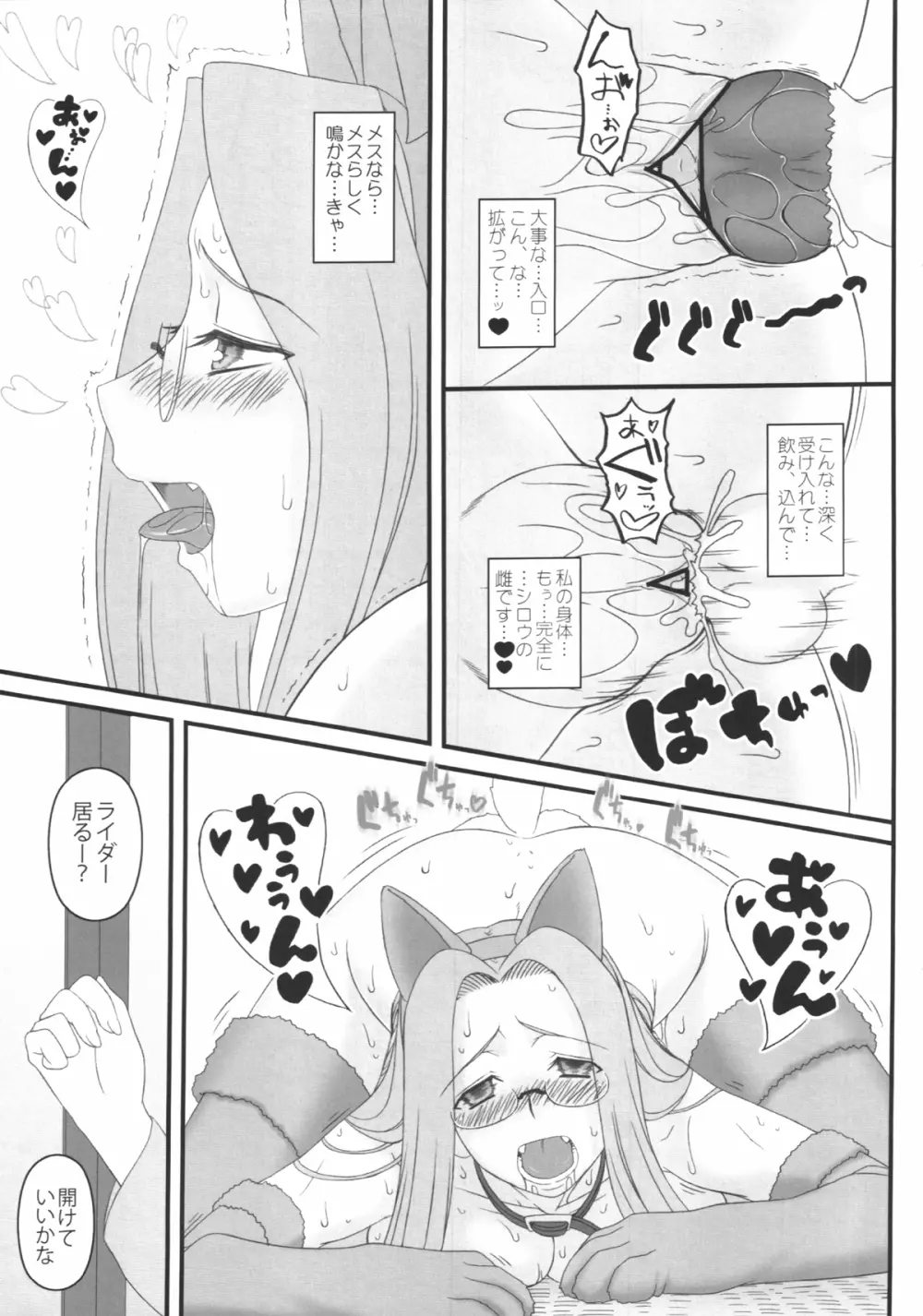 ライダーさんが犬とSEXしちゃう本 - page22