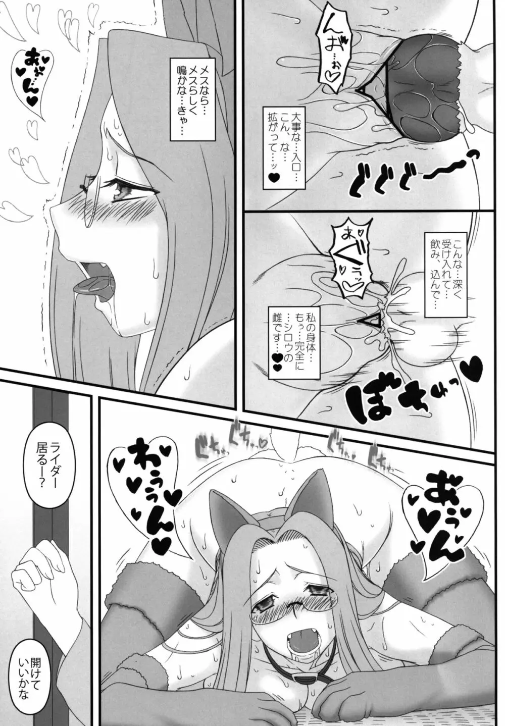 ライダーさんが犬とSEXしちゃう本 - page22