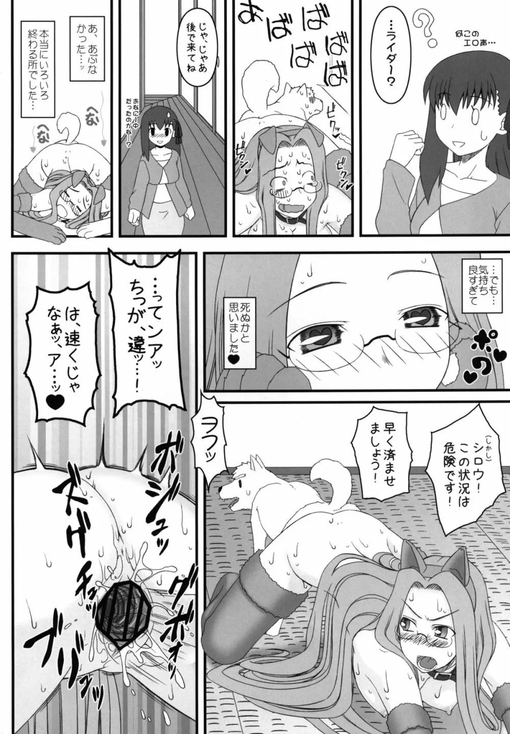 ライダーさんが犬とSEXしちゃう本 - page25