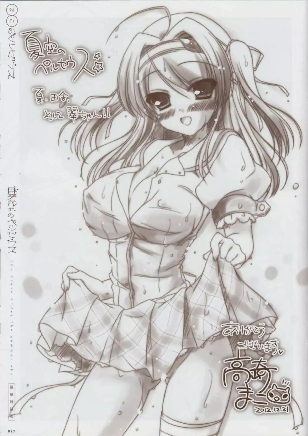 夏空のペルセウス 豪華版おまけ冊子 - page26