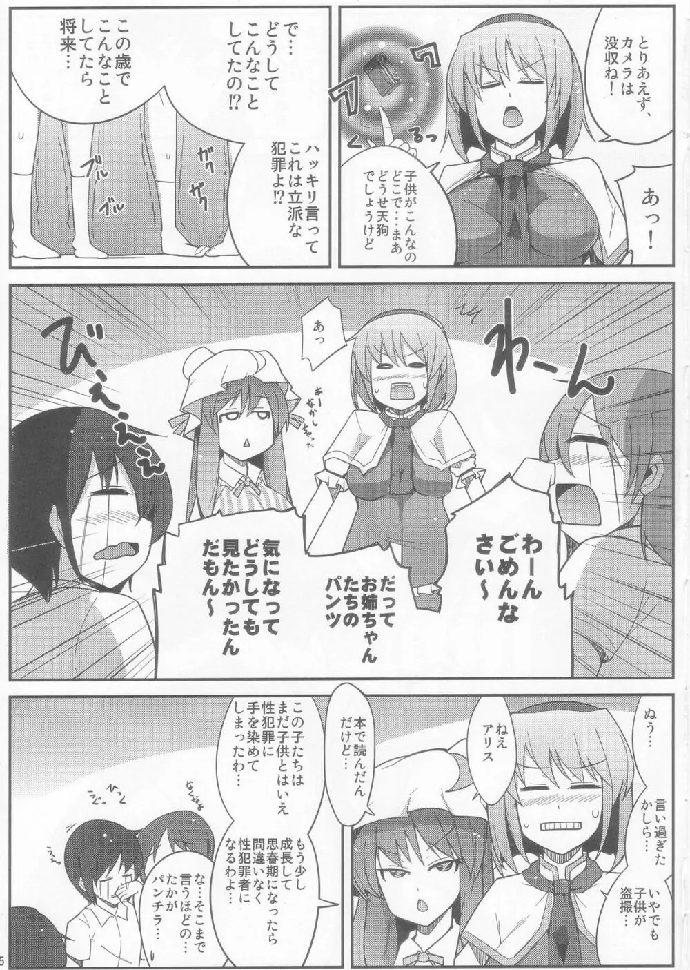 アリスとパチュリーに教わる正しい性教育 - page5