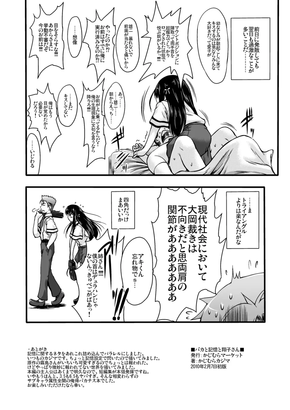 バカと記憶と翔子さん - page17