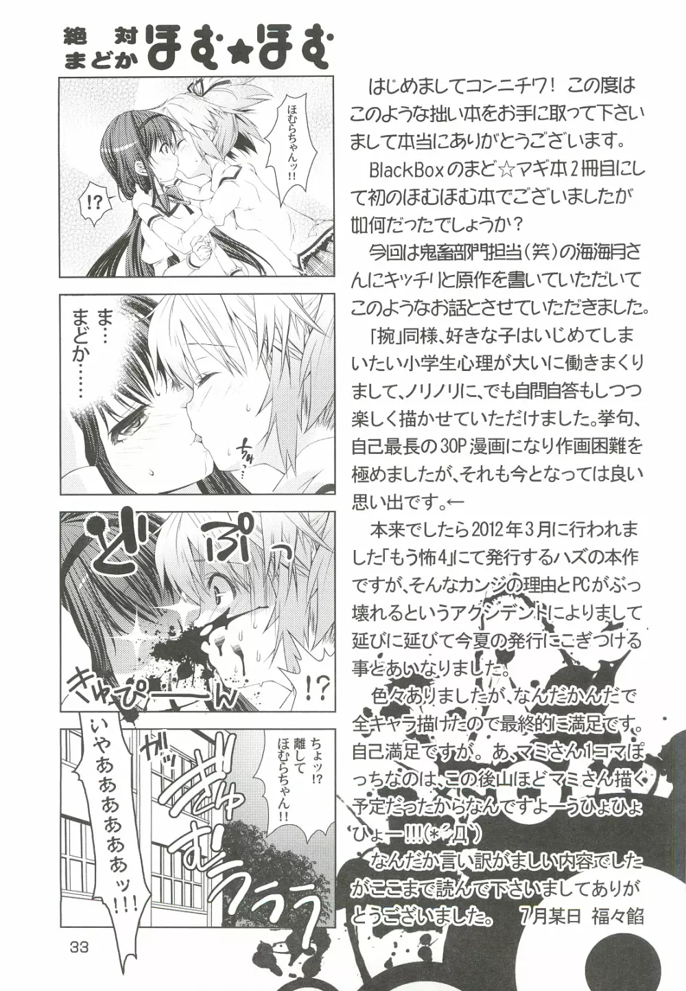 魔法少女にほむ☆ラレタ 偽 - page33