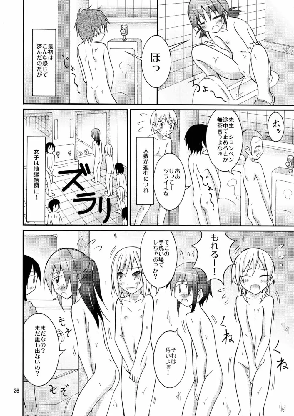 女子も全裸にされた身体検査 - page26