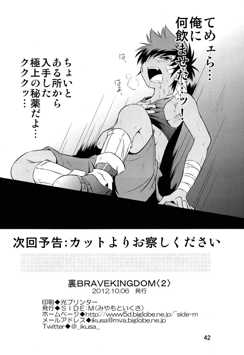 裏BRAVEKINGDOM【2】 - page42