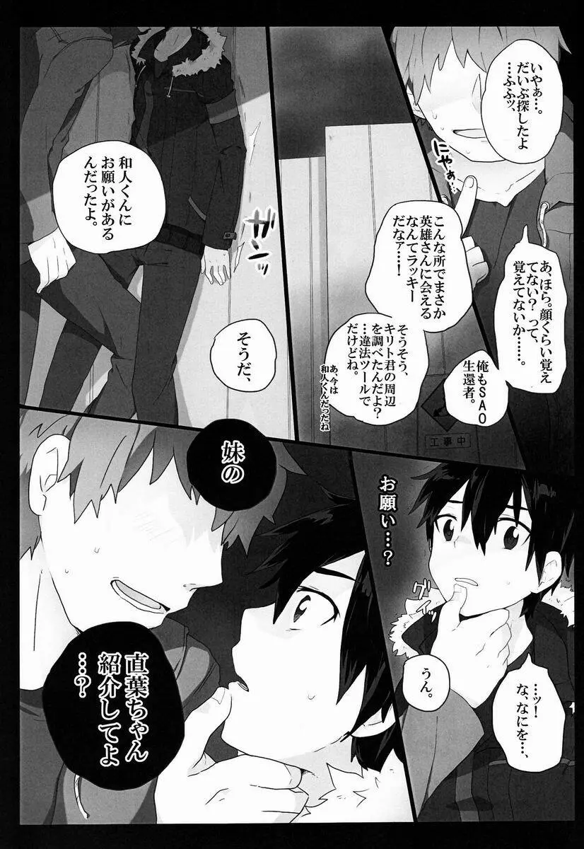 Asa (KRT!) - Kuro no Kenshi o Zenryoku de Kouryaku Shitai! (Sword Art Online) [Raw] - page8