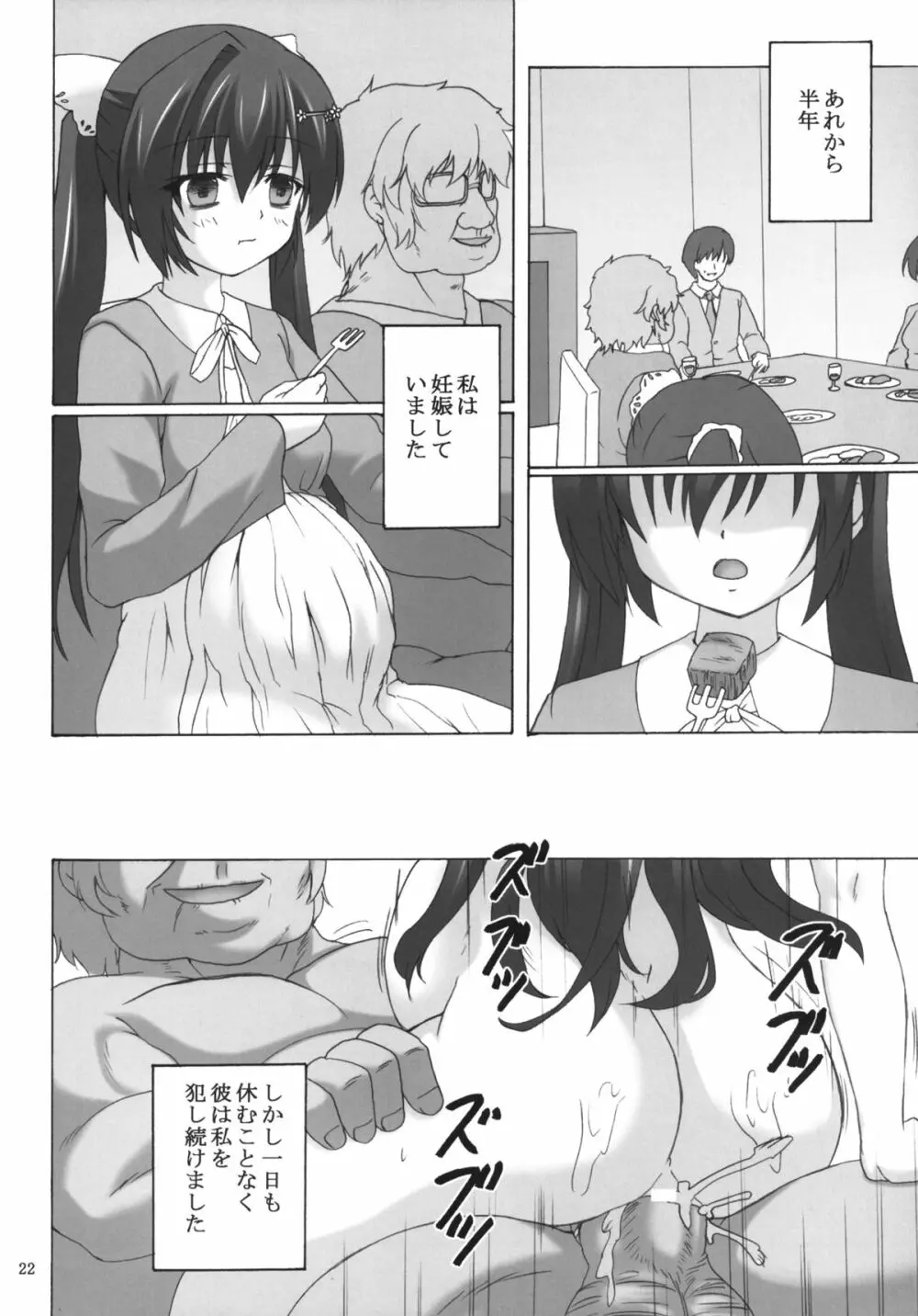 サラの懐妊性活 - page22