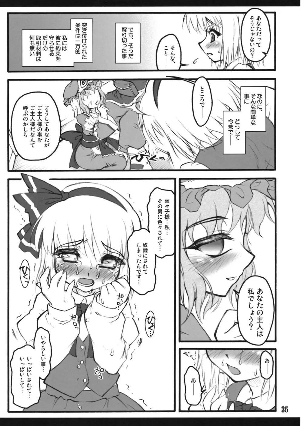 妖夢～東方少女催淫～ - page34