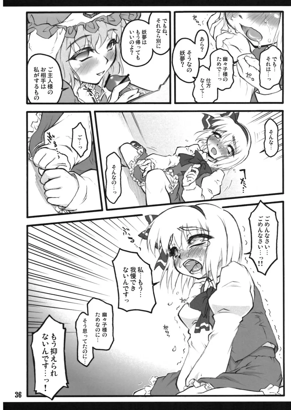 妖夢～東方少女催淫～ - page35