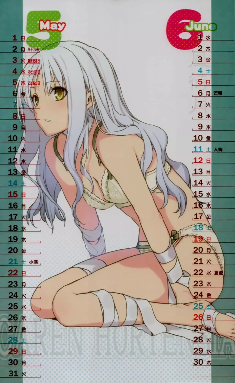 森井さんとこの2011TYPE-MOONCALENDAR - page6