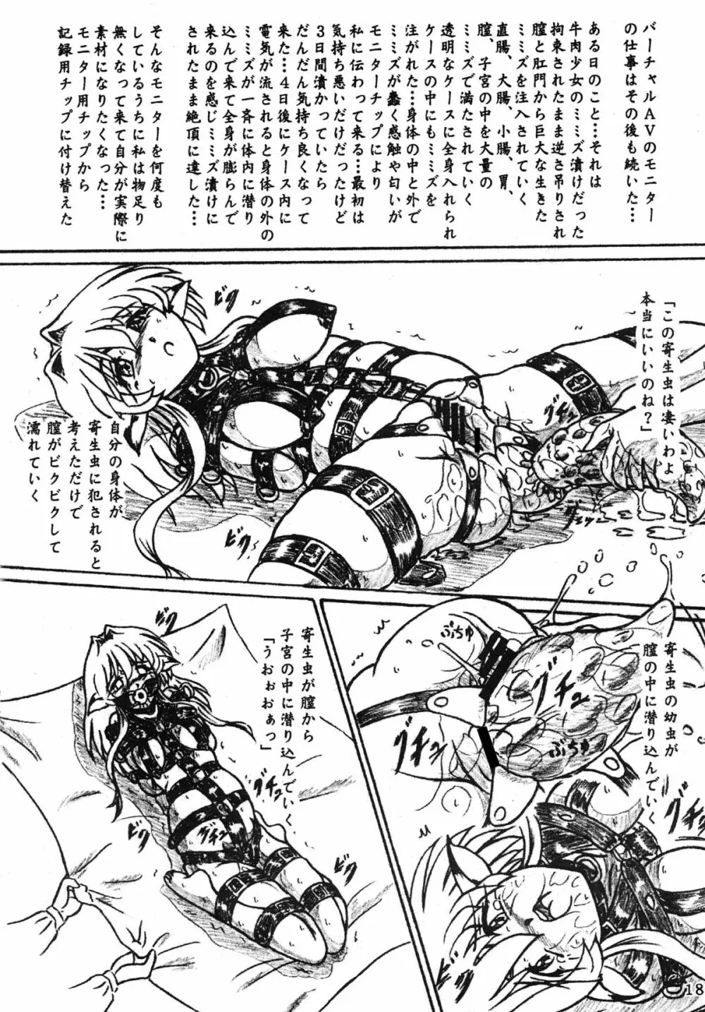 『牛肉少女と消えた女子大生』オマケコピー本付 - page18