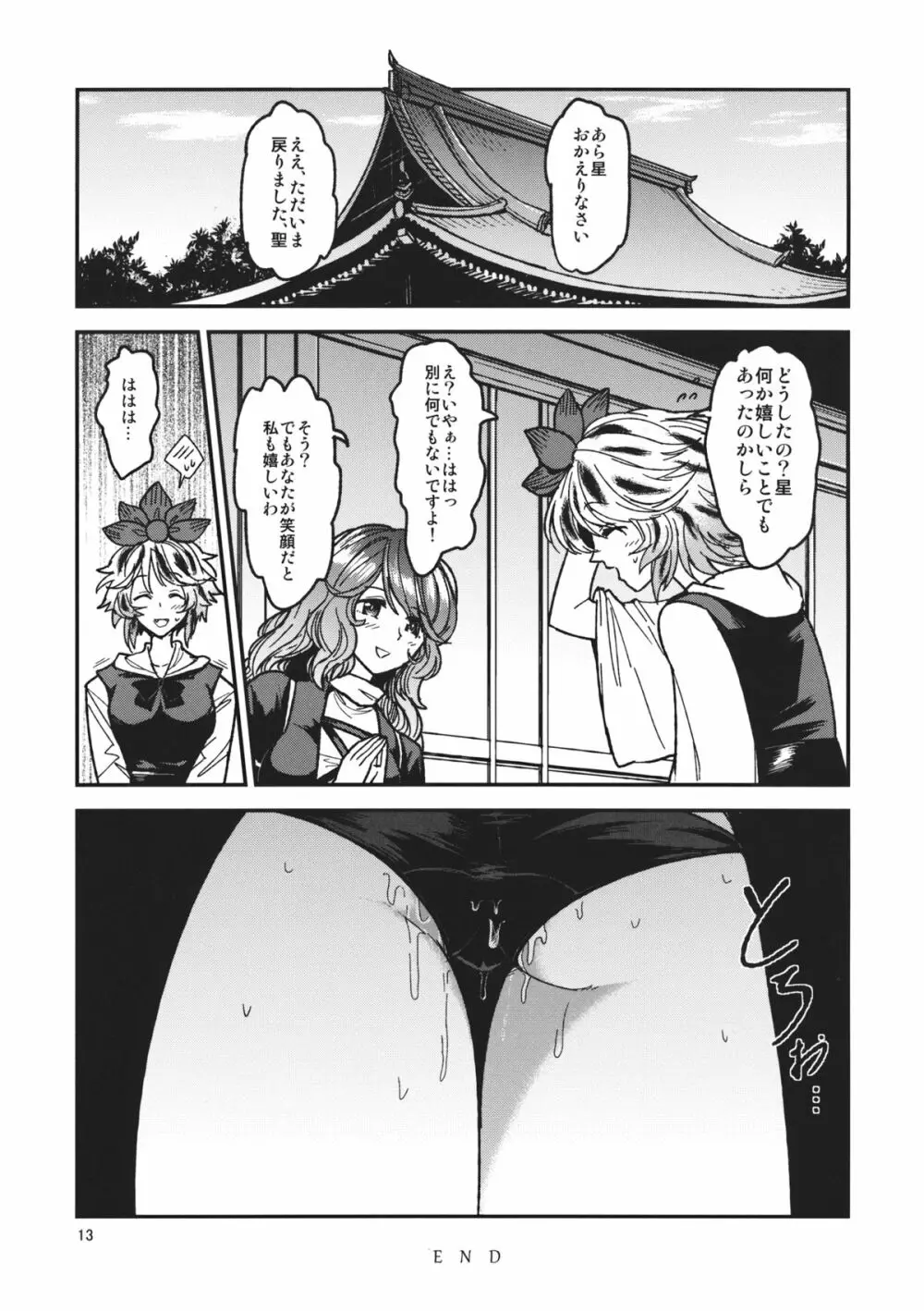 痴情の星 ～寅丸星のアナルをズポズポする本～ - page12